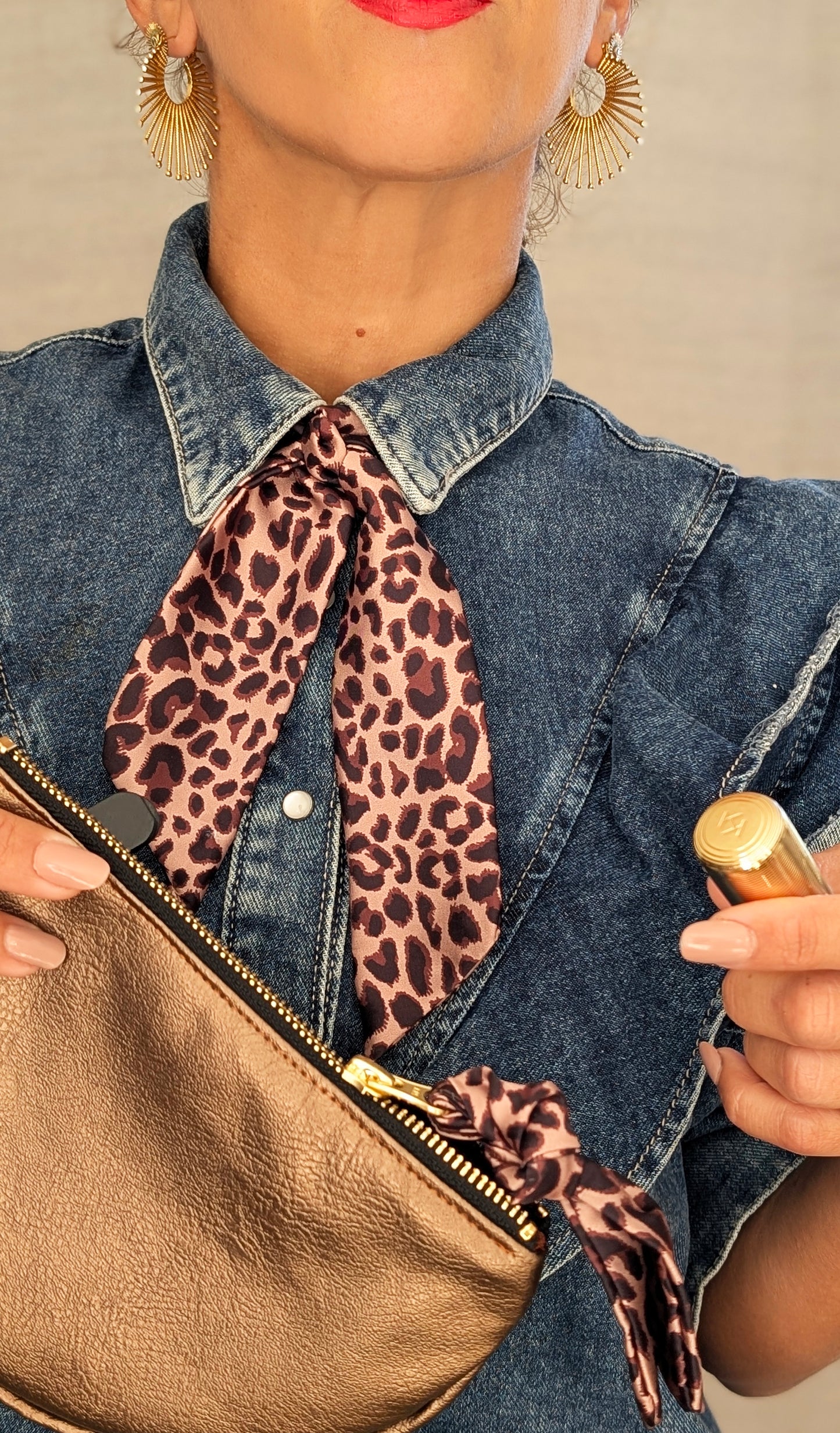 POCHETTE MOON BRONZE